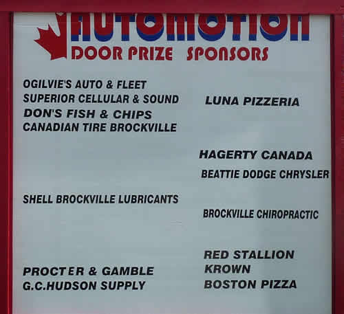 Door Prize Sponsors